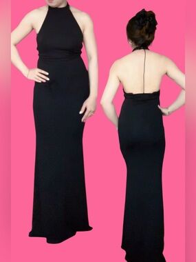 ASOS Halter-Back Evening Gown - Women Dress size 4